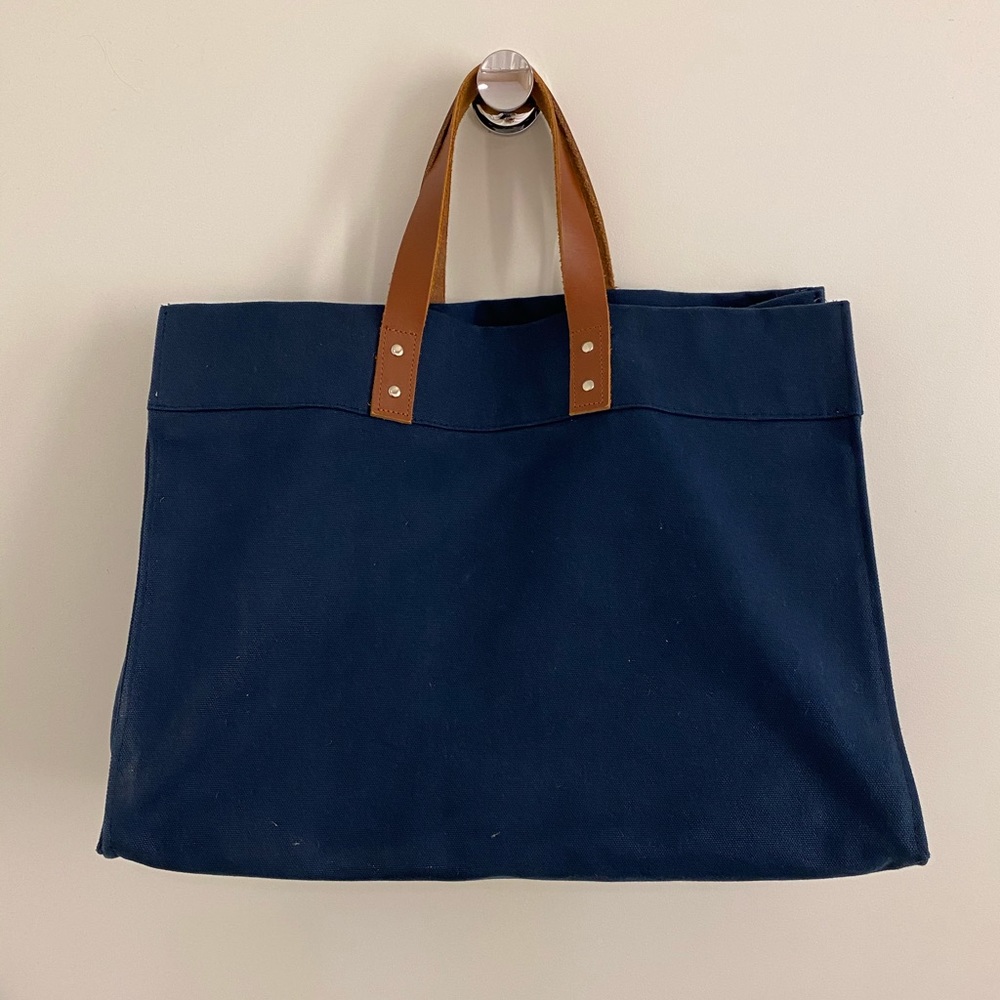 NEW Navy Canvas Tote